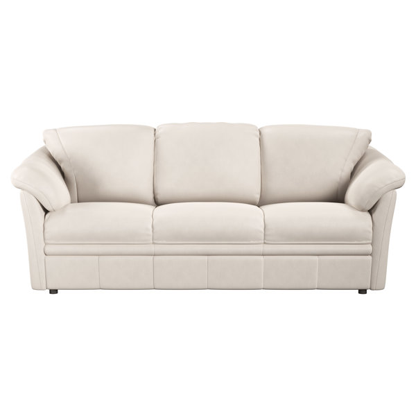 Westland and Birch Lyons 80" Genuine Leather Pillow Top Arm Sofa